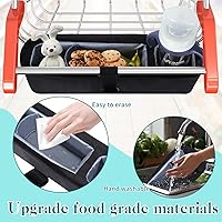 Vista 3 de Bandeja universal para bocadillos para carrito de compras con soporte para tazas, accesorios ligeros para carrito de compras para niños pequeños