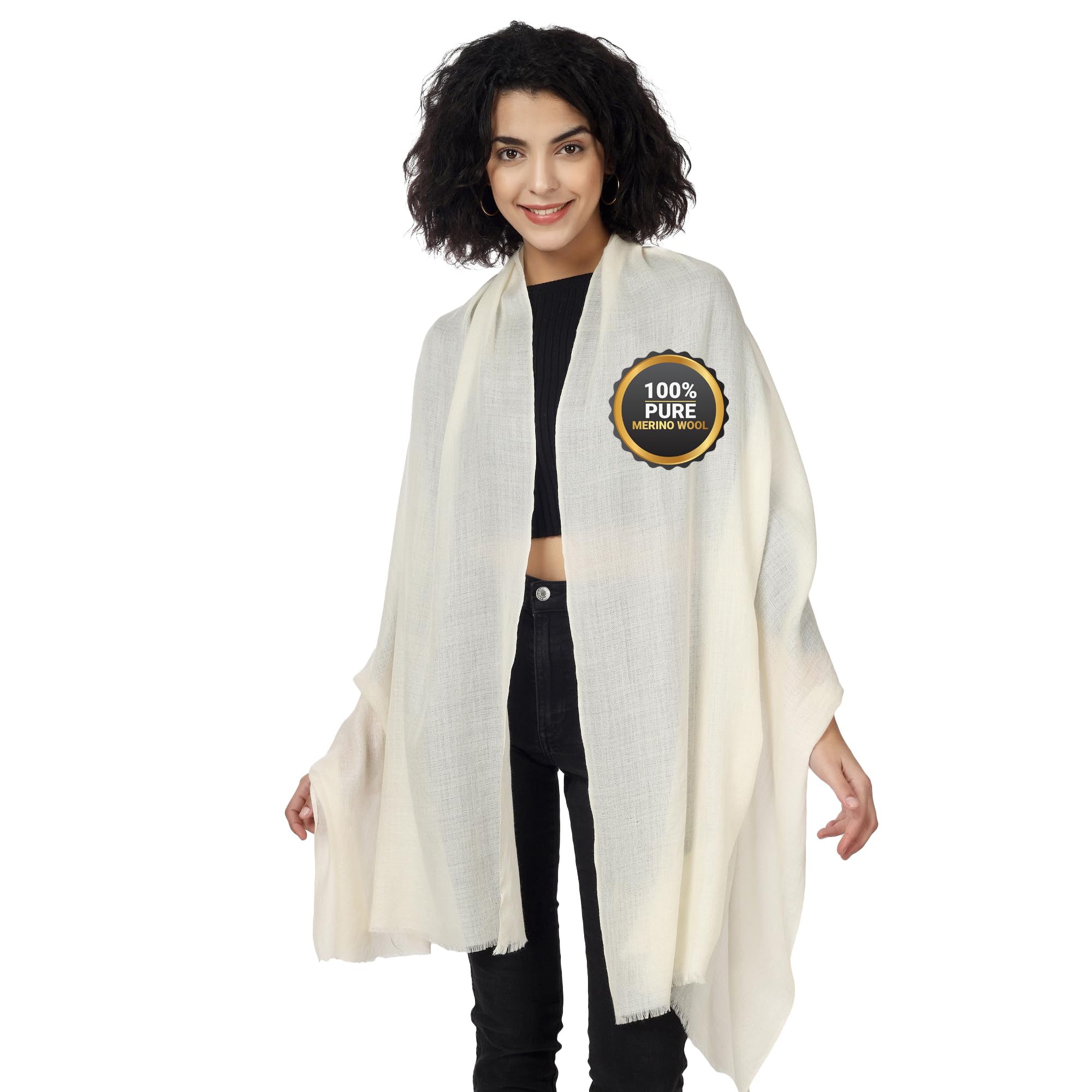 PASHWRAP Szal paszminowy Kobiety Mp Scarf (1 w zestawie)