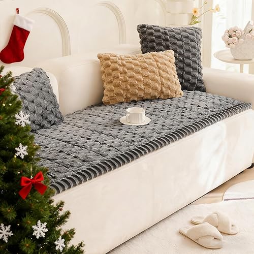 Miniatura 2 de Fundas de sofá de felpa para mascotas, lavables, protectores de sofá para cojines, fundas protectoras de muebles aptas para perros