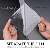 Vista 21 de KESPEN Película para Ventanas de Una Vía Privacidad Diurna Adherencia Estática Control de Calor Tinte de Vidrio para Ventanas Película Espejo