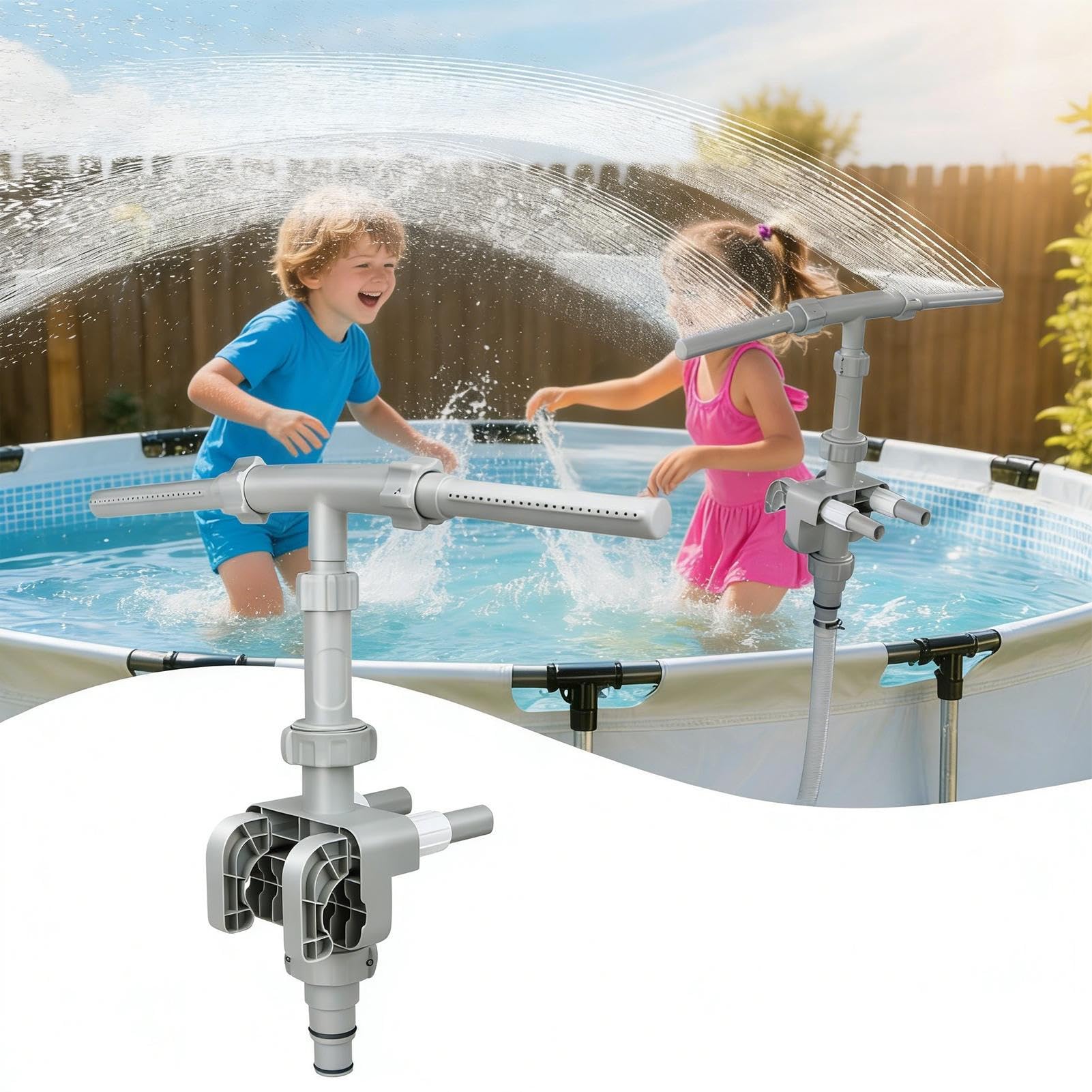 Piscina cascata | Spa Cooler Chiller Spray - Fontana di spruzzo d'acqua per piscina | per cortile, cortile, giardino, , prato, patio, terrazza, cortile