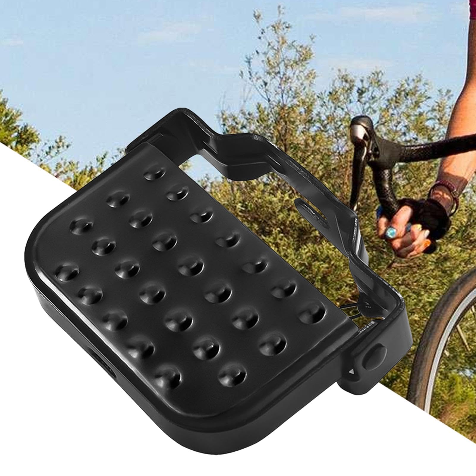 Amazon Pegs Bike Set 4 Pezzi Pioli Per Bici Posteriore In Ferro - Antiscivolo, Per Mountain Bike, Bici Da Strada E Scooter, Nero Poggi Piedi Bici Ferro