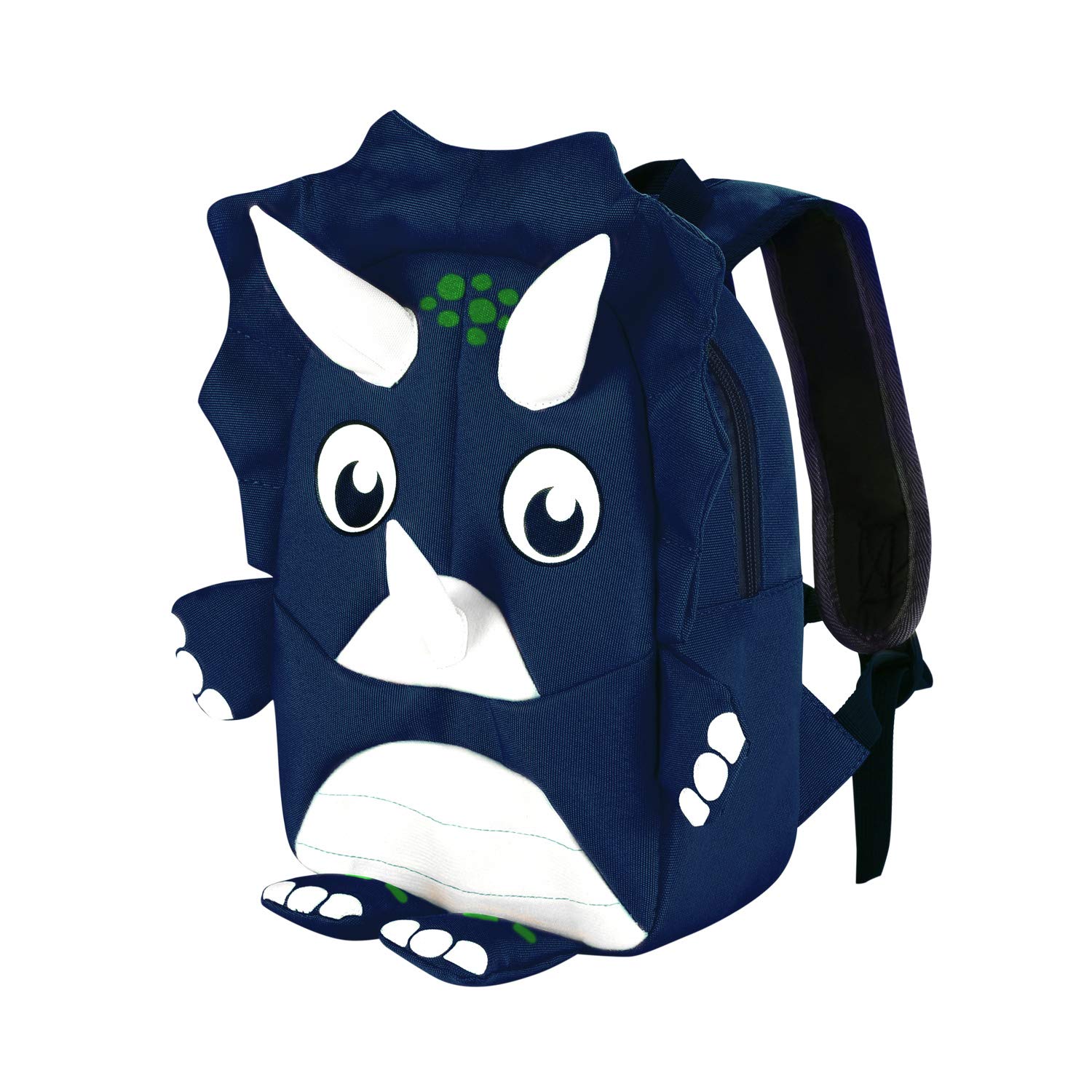 Zaino con redini per bambini, con simpatico dinosauro, per bambini, anti- smarrimento, in età prescolare (verde