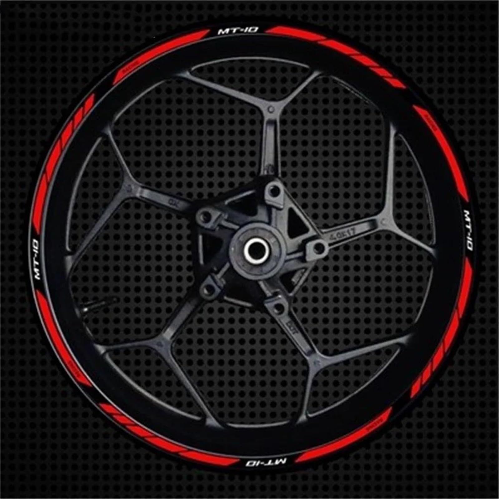 Wheel Stickers Motorcycle Wheel Reflective Decal for MT10 MT-10 MT 10 2022 Stripe Tape Sticker Rim Stickers Hub Decals Rim Reflective Decal