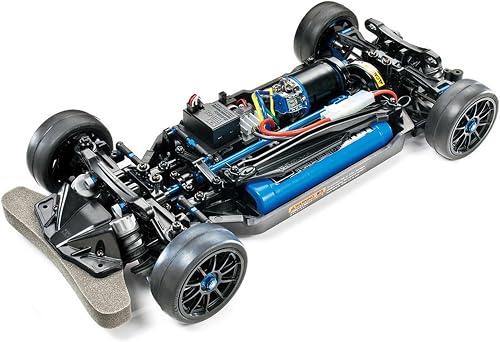 Tamiya 47326 47326-1:10 RC TT-02R Kit, Remote Controlled Car/Vehicle, Model Building, Chassis, Hobby, Black