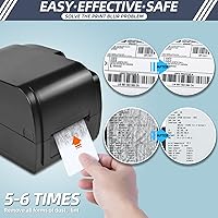 Vista 4 de Tarjetas de limpieza CR80, limpiador de lector de tarjetas de doble cara, tarjetas de limpieza de terminales de deslizamiento POS CK-CR80