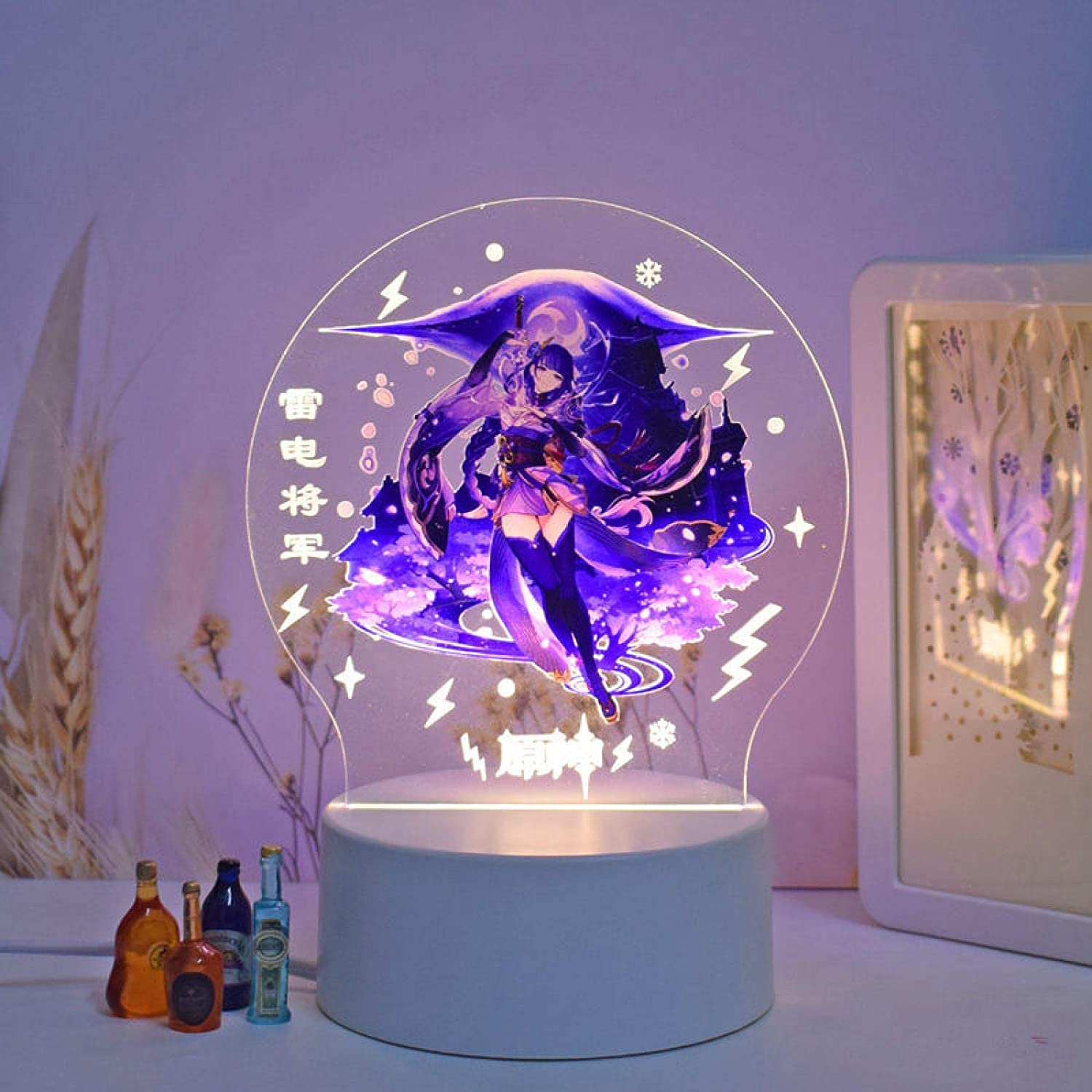 Amazon.co.jp : 原神 ナイトライト トーマ 7 色 LED アクリルスタンド