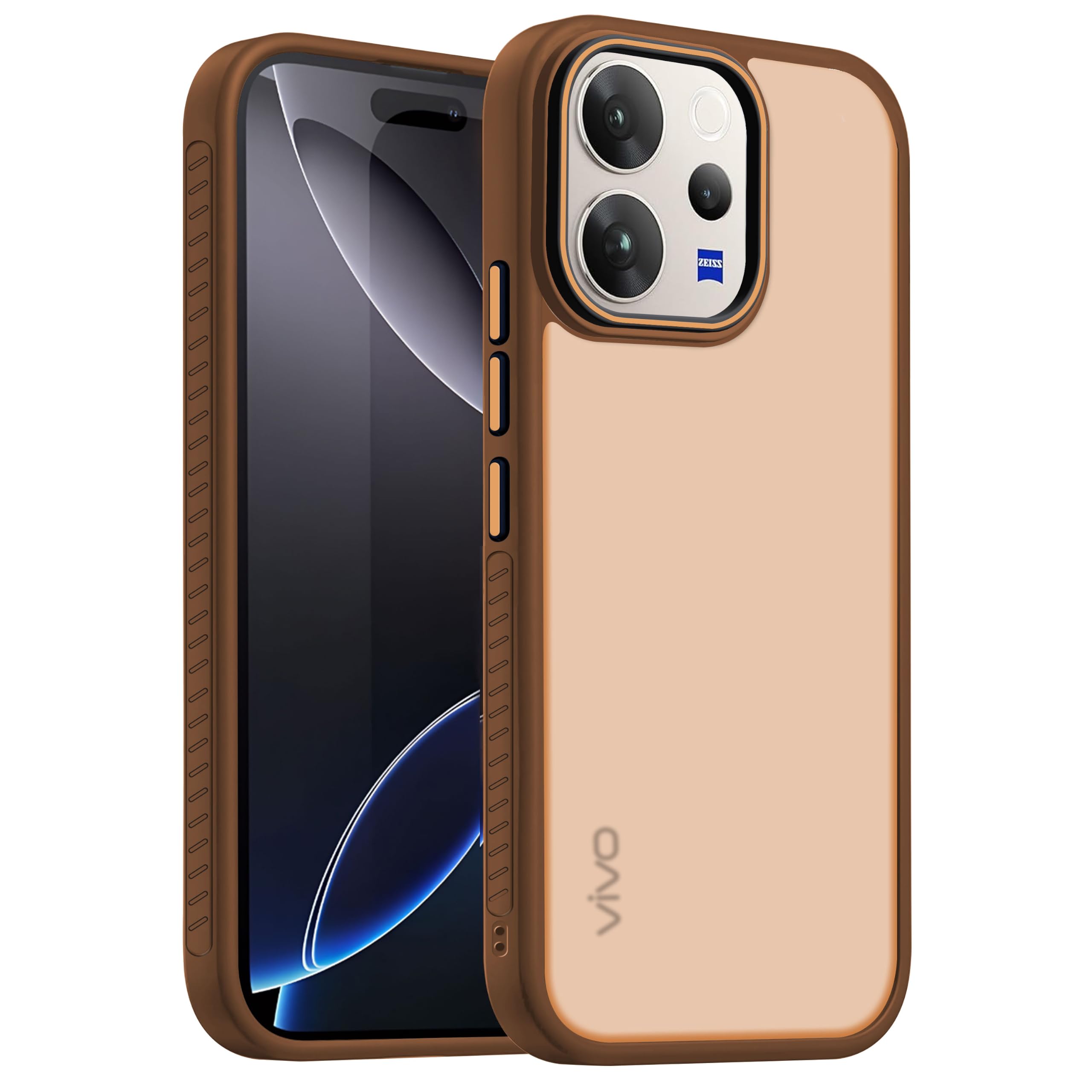 V-TAN Vivo V70 Case Brown - Image 1