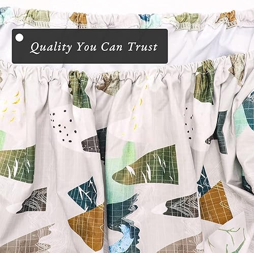 Miniatura 6 de Sábana para cuna y cambiador, ropa de cama de guardería de montaña, sábanas de montaña para colchón de bebé