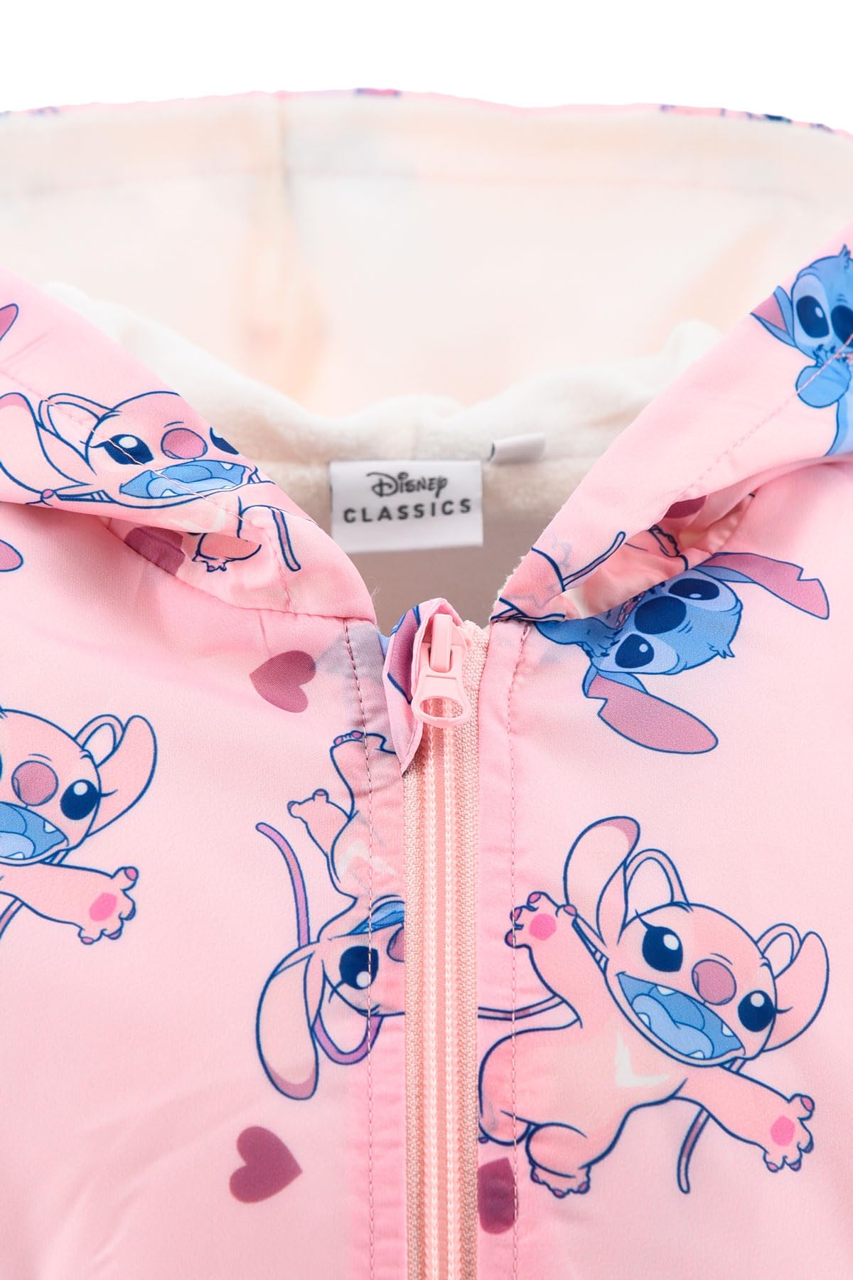 Disney Stitch Giacca Invernale Bambina 3-8 Anni | Piumino o Giacca Antivento con Cappuccio e Zip – Bicolore, Cangiante o Felpato Interno – Caldo Morbido e Ufficiale