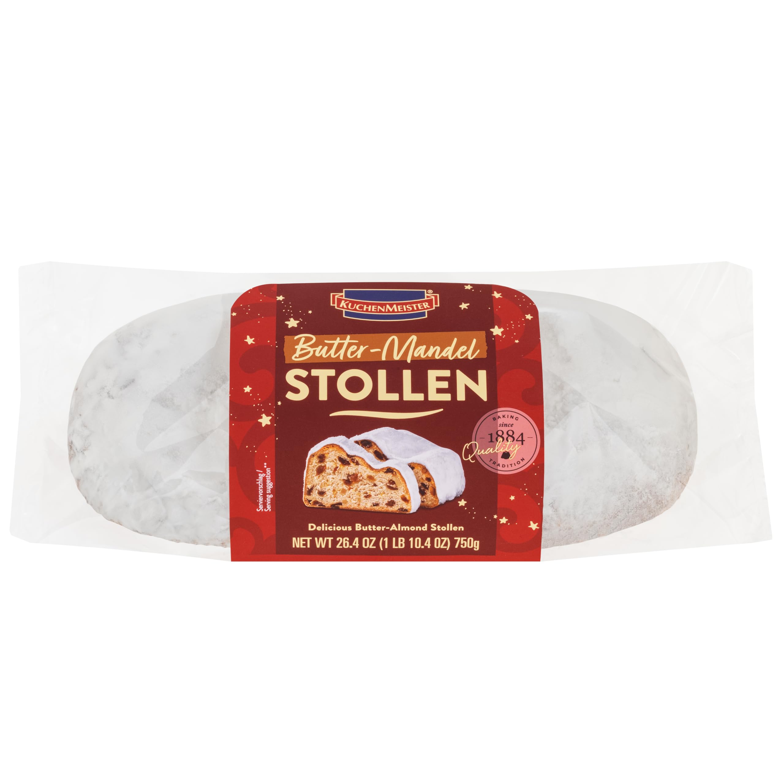Kuchenmeister Butter Mandel Stollen ( 750 g )