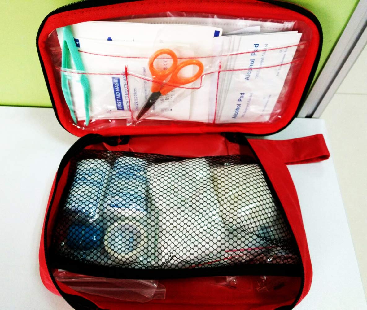 Wheelchair, Botiquín de Primeros Auxilios, botiquín de Primeros Auxilios, Coche, Viaje, botiquín de Primeros Auxilios para el hogar y el Trabajo, Equipo portátil de Supervivencia de Primeros