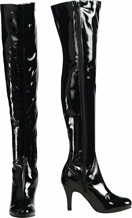 Black medium heel boots Clearance