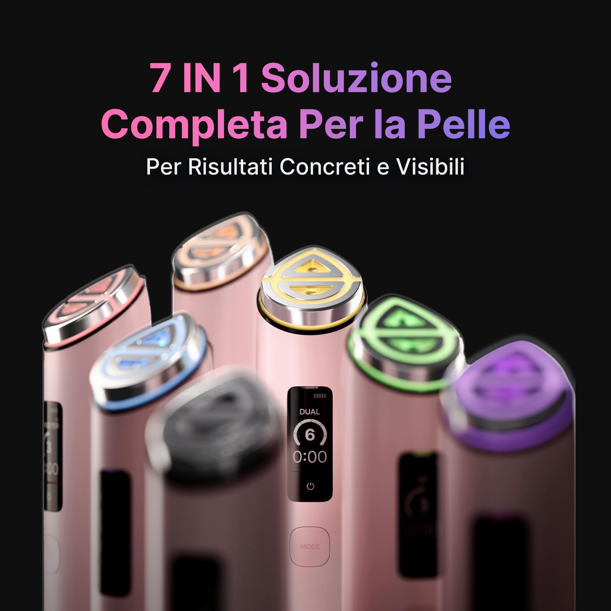 medicube Booster Pro X2™ - Dispositivo Beauty 7 in 1 per Effetto Glow, Pori, Definizione Pelle e Radiosità, Modalità Personalizzata e Funzione Boost per Maschere in Tessuto, Skincare Coreana, Bianco
