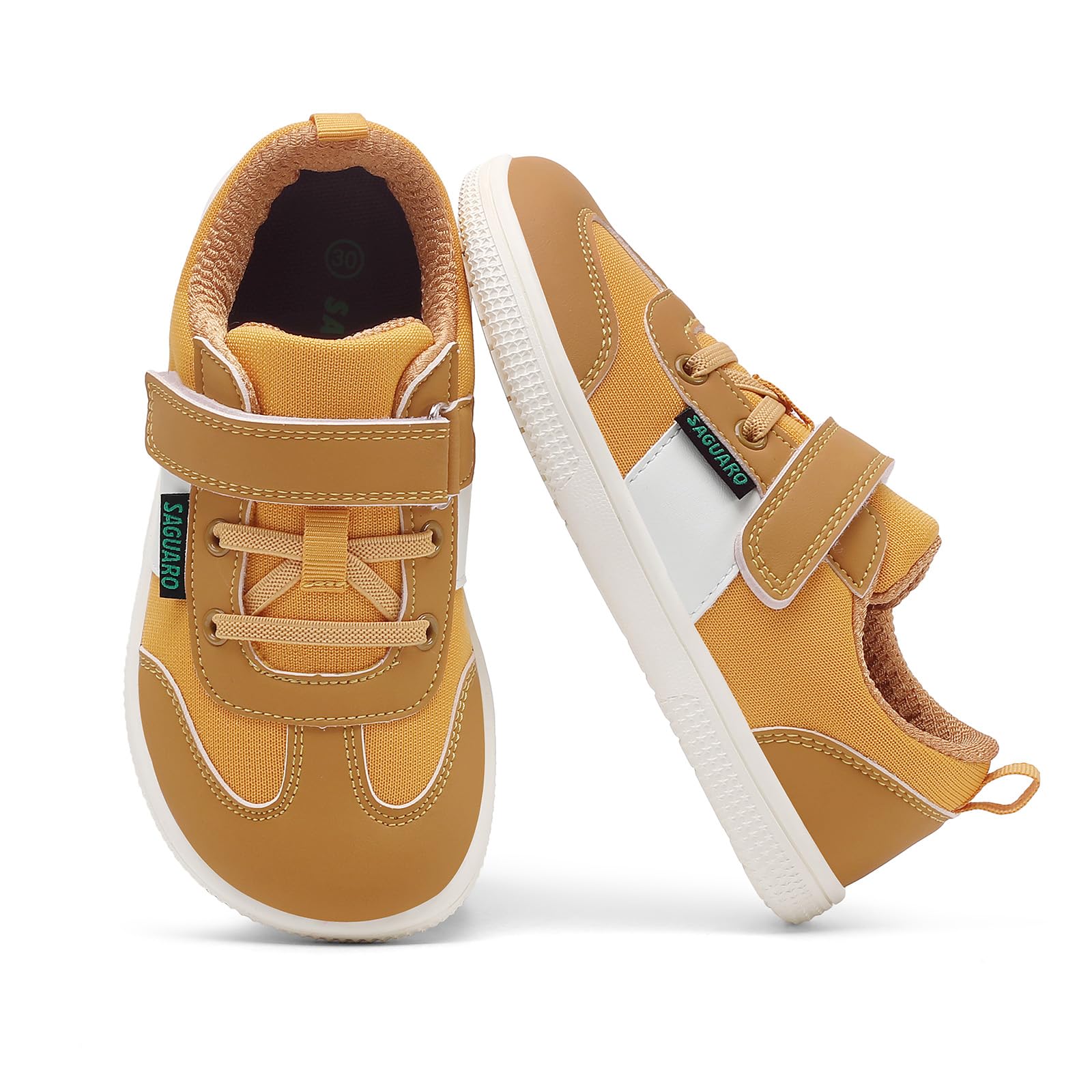 SAGUARO Kinder Barfußschuhe Knit Barfuss Hausschuhe Breite Leicht Minimal Sneaker Gr.25-35
