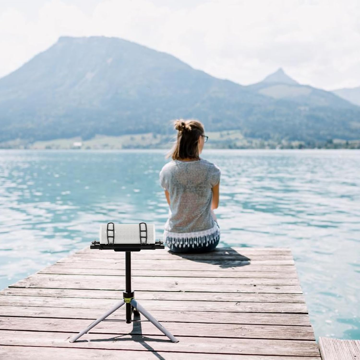 TXEsign Wall Speaker Mount for JBL Charge 6/JBL Charge 5/Anker Soundcore 2-One Pack, Wall Shelf Ceiling Mount Speake Bracket Metal Mount Holder - Image 6