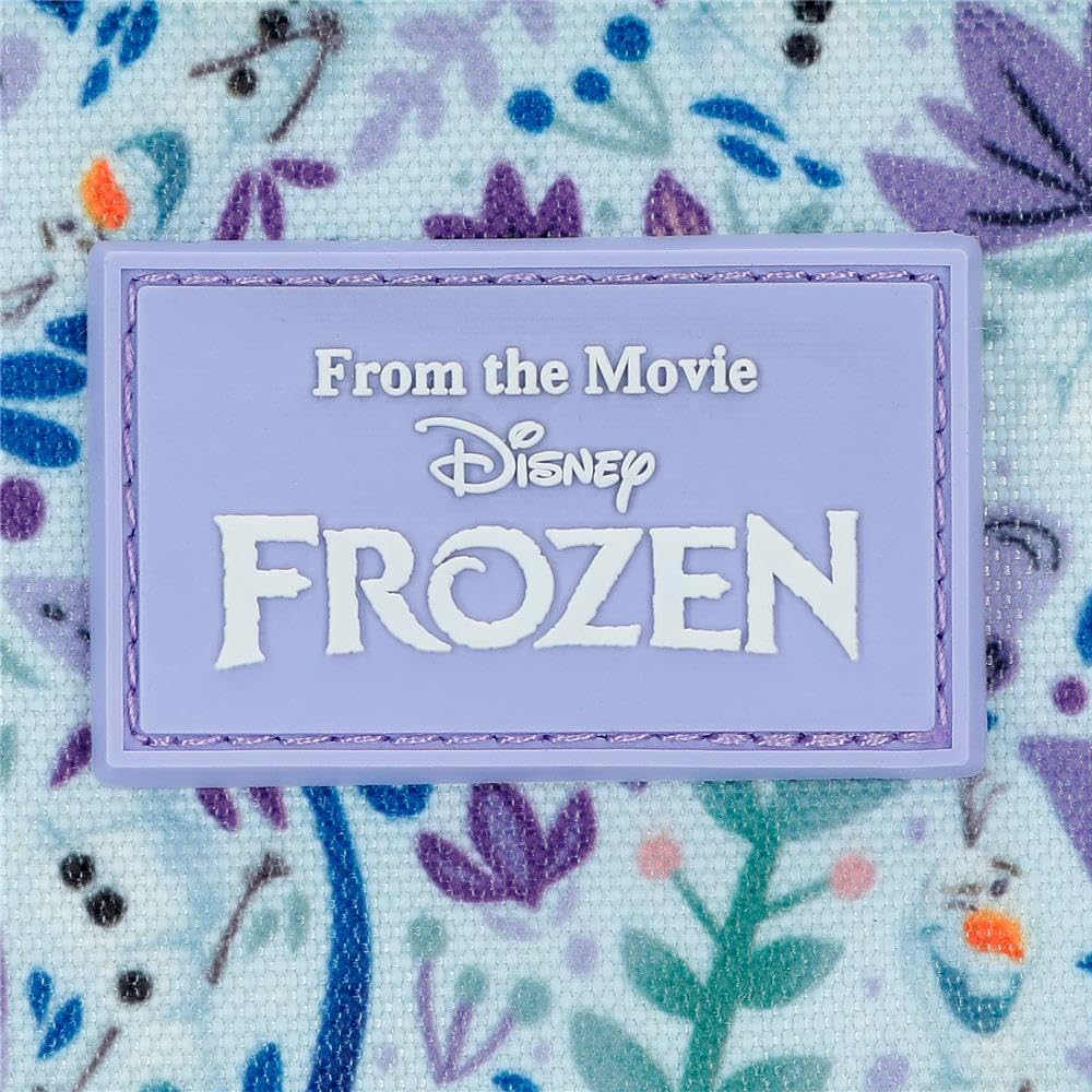 Disney Frozen Close to The Heart Kinderrucksack, Schulrucksack, aus Polyester, Seitentaschen, breite verstellbare Träger, Tragegriff Oben zum Aufhängen, Magic Fix-System.
