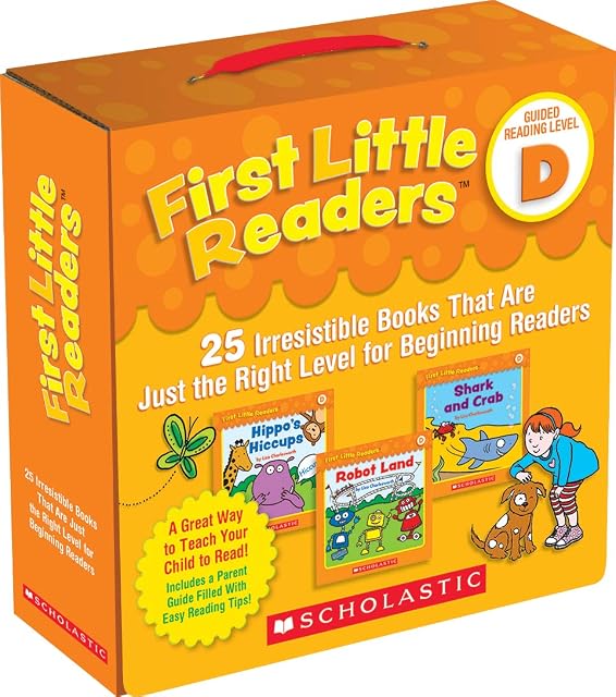 Portada de First Little Readers Parent Pack: Guided Reading Level D: 25 Irresistible Books That Are Just the Right Level for Beginning Readers: 25 Irresistible ... Parents Guide Filled With Easy Reading Tips