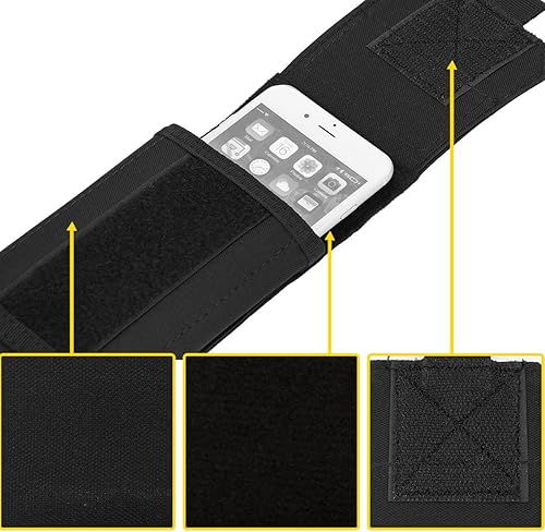 Miniatura 8 de IronSeals Funda táctica Molle para teléfono, bolsa universal para cinturón para iPhone 15 Pro Max15 Pro14 Pro Max14 Pro13 Pro Max12 Pro Max11 Pro
