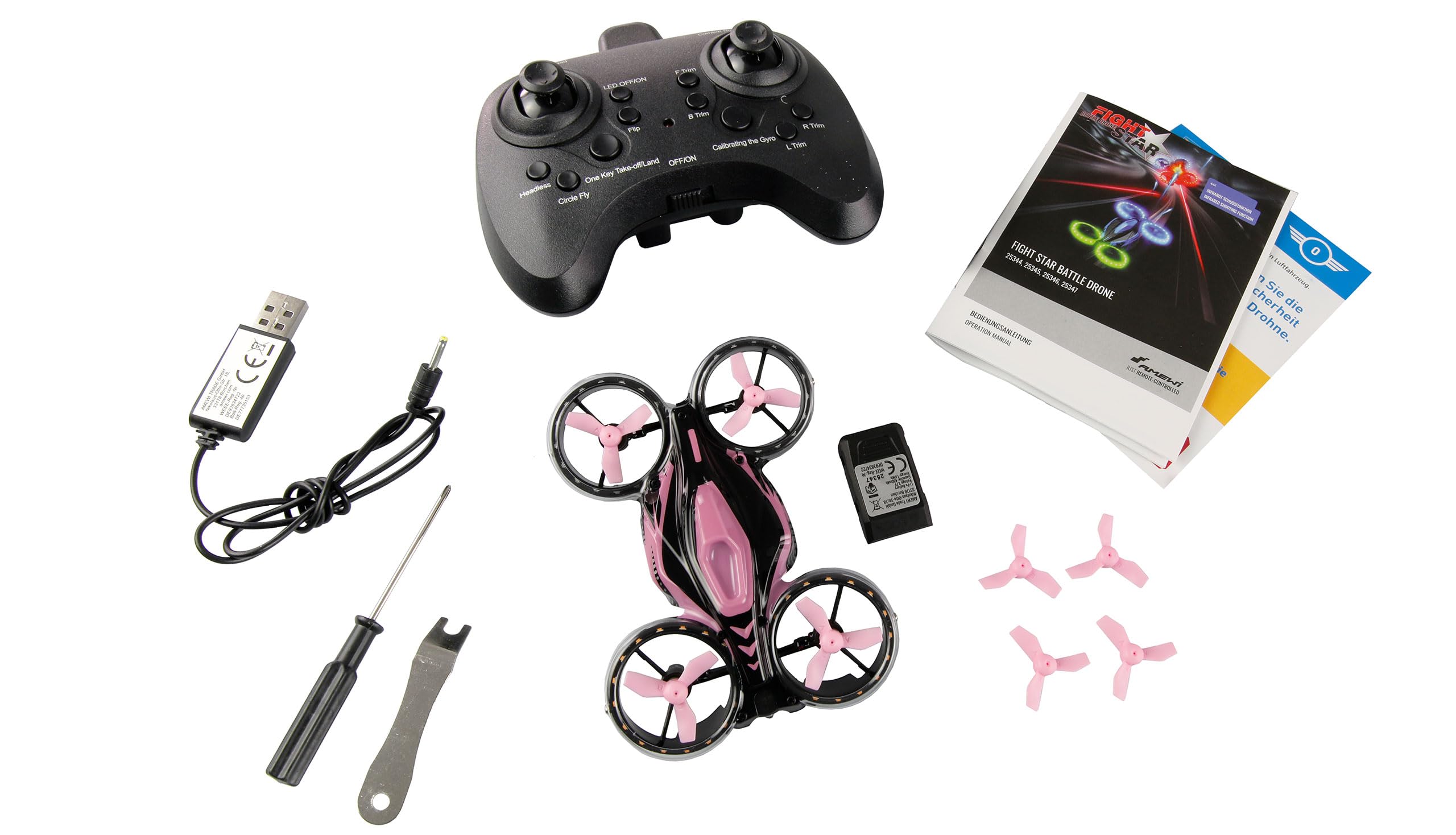 Amewi FightStar Battle Drone Quadcopter gotowy do lotu (RtF)