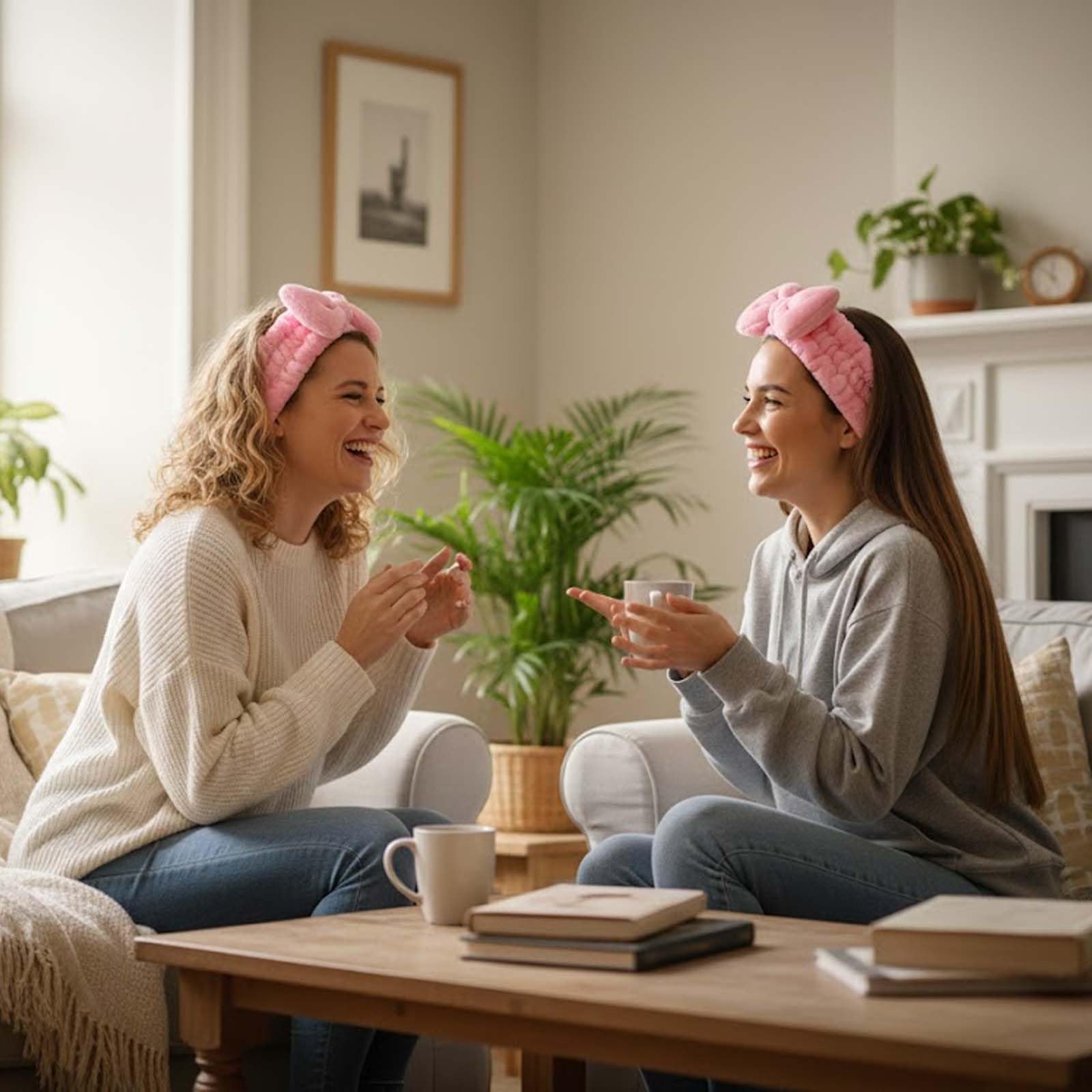Cerchietti per capelli da spa, fasce per il trucco da donna, fascia per il viso in morbido pile corallo per trucco, fasce per capelli con fiocco per lavare il viso, doccia, cura della pelle
