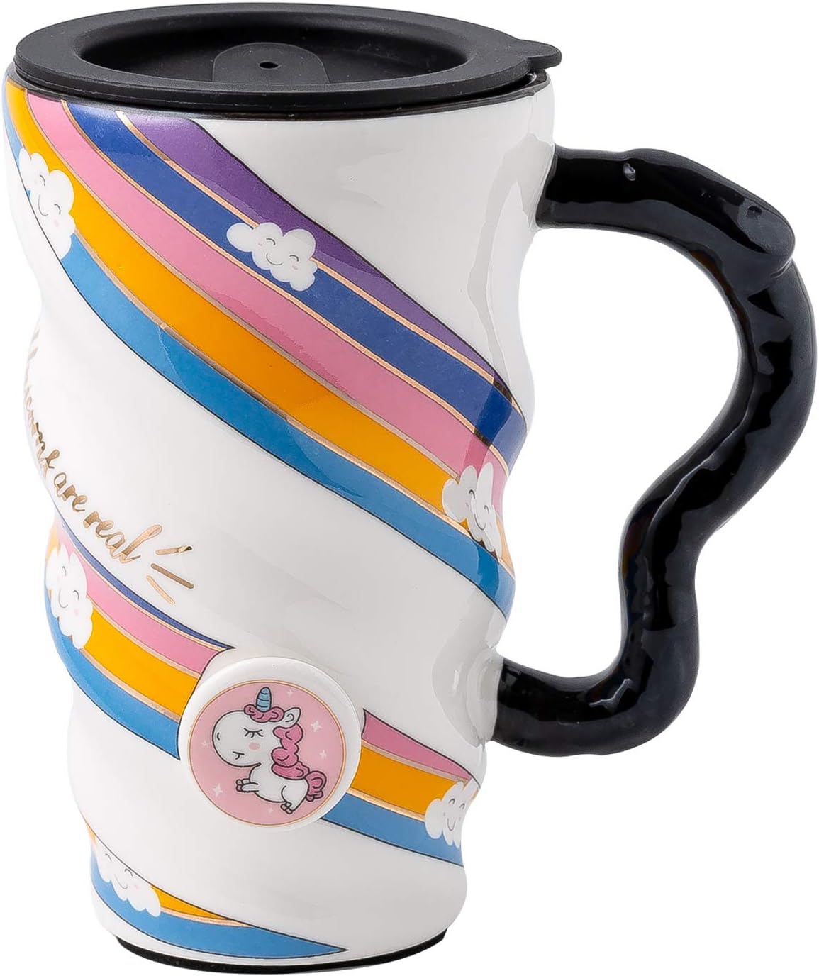 N+A Unicorn Mug Ceramic Coffee Mug Tea Cup for Home Kitchen