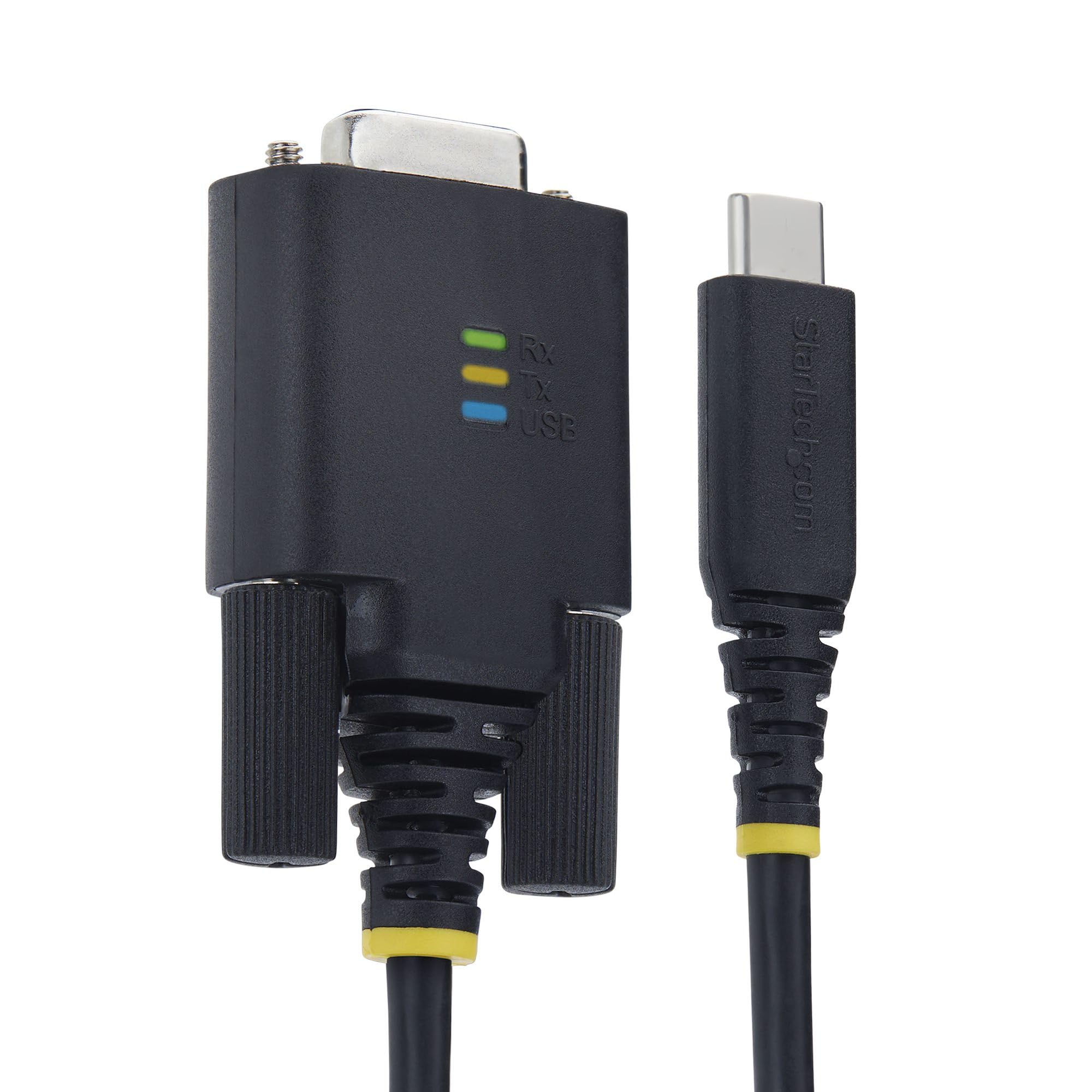 StarTech Câble Adaptateur Série Null Modem USB-C de 2m, Rétention COM