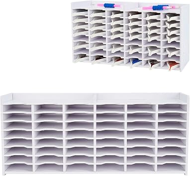 Krafetto 48 Grids Diamond Painting Tray Storage Holder Drill Pen & Multi-Boat Tray Organizer Rack Art Diamond Painting Accessories Kits, for Small Size Trays