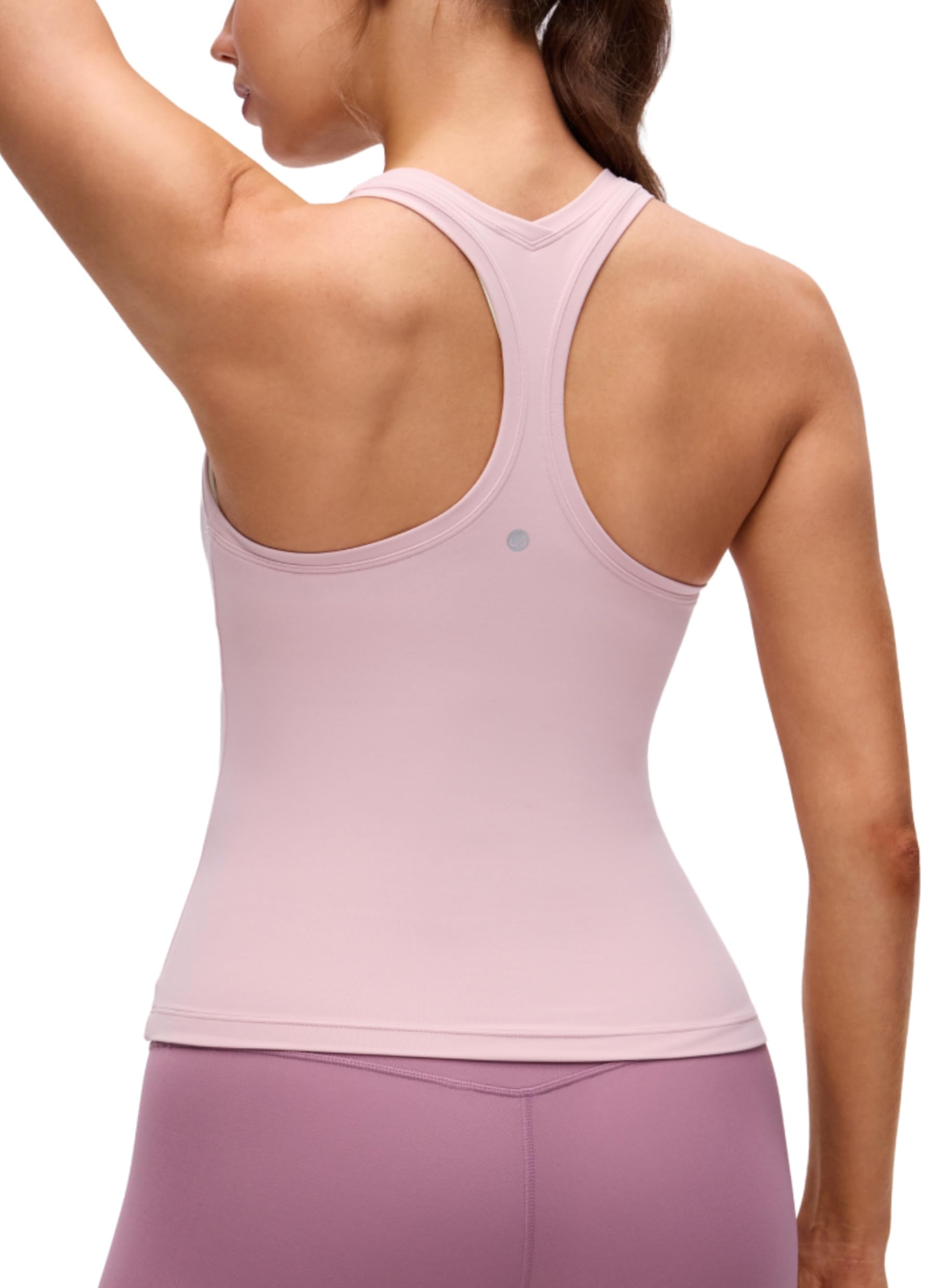 CRZ YOGA Butterluxe Débardeur à Dos Nageur pour Femme Fitness Athletic Yoga sans Manches Tank Top