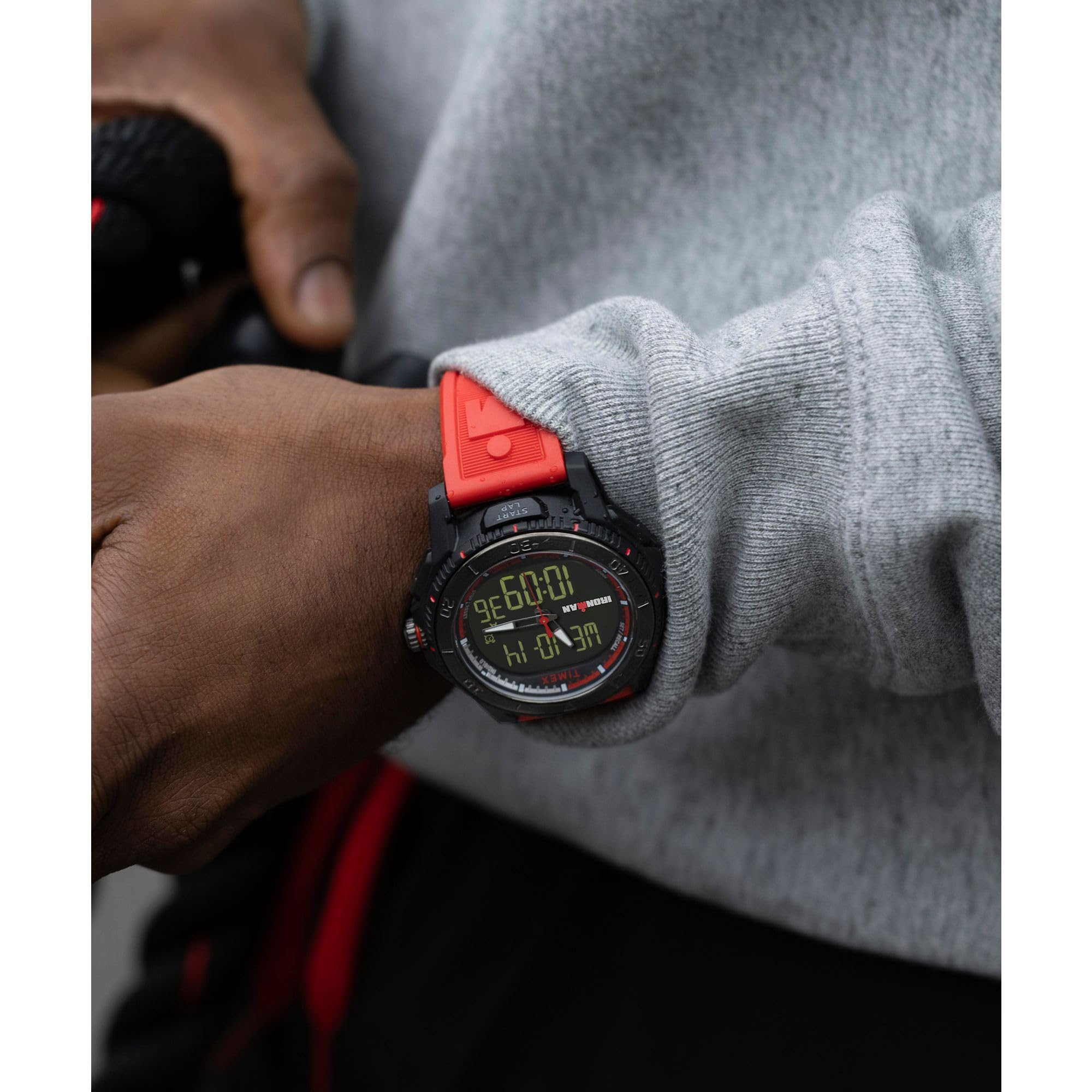 Timex Mens Ironman Triathlon Adrenaline Ana Digi 46mm Watch