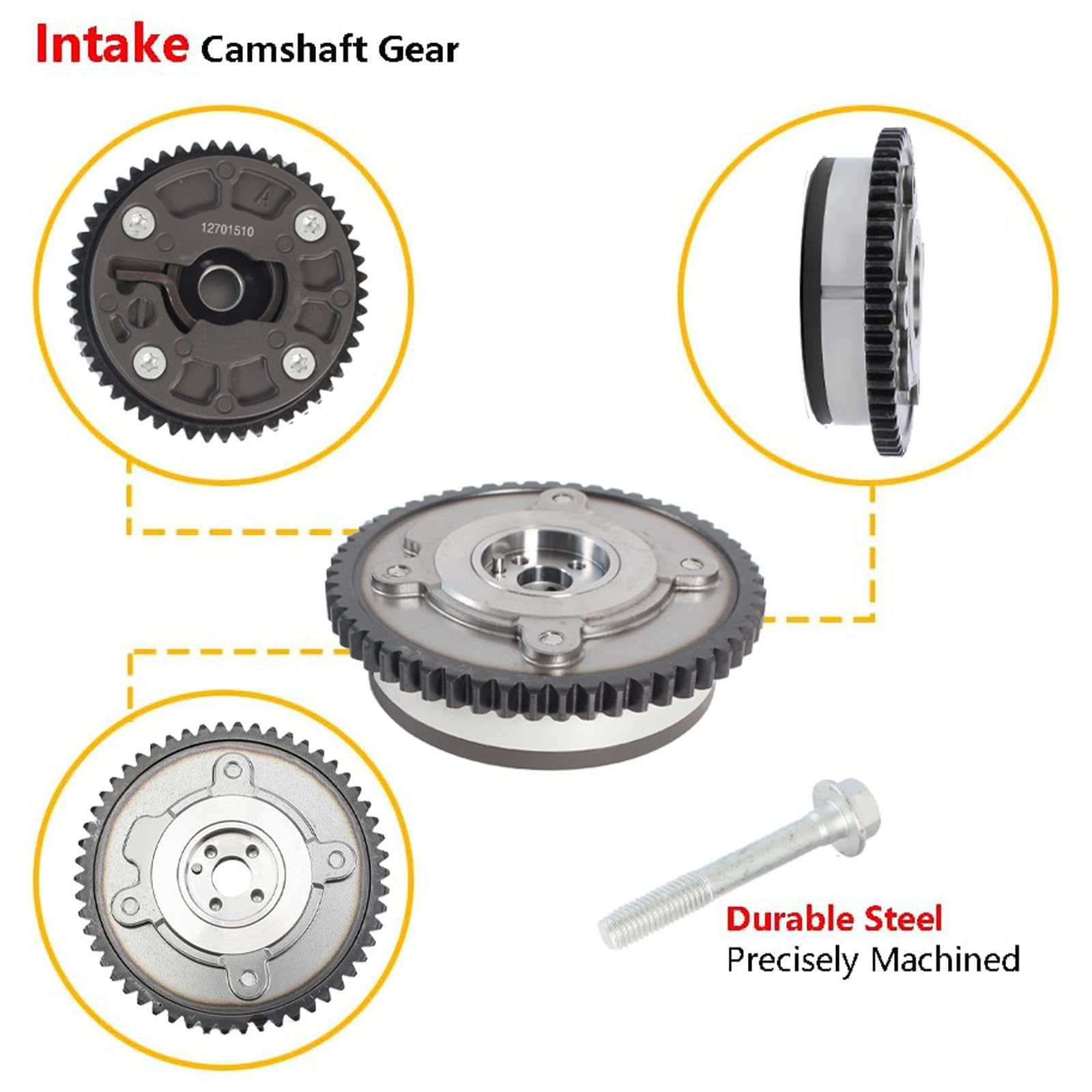 New Engine Variable Valve Timing Sprocket Cam Phaser Gear For Toyota 2.4L 2.0L – Fits Camry, Highlander, RAV4