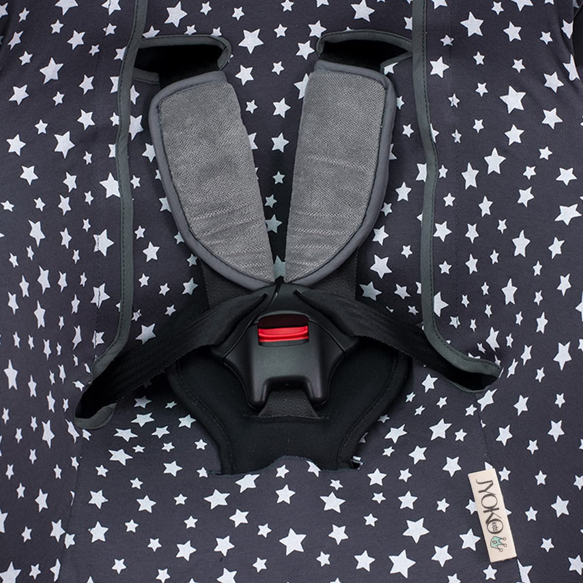 JYOKO KIDS Fodera per Seggiolino auto Compatibile con Bebe Confort Iseos Neo (WINTER SKY)