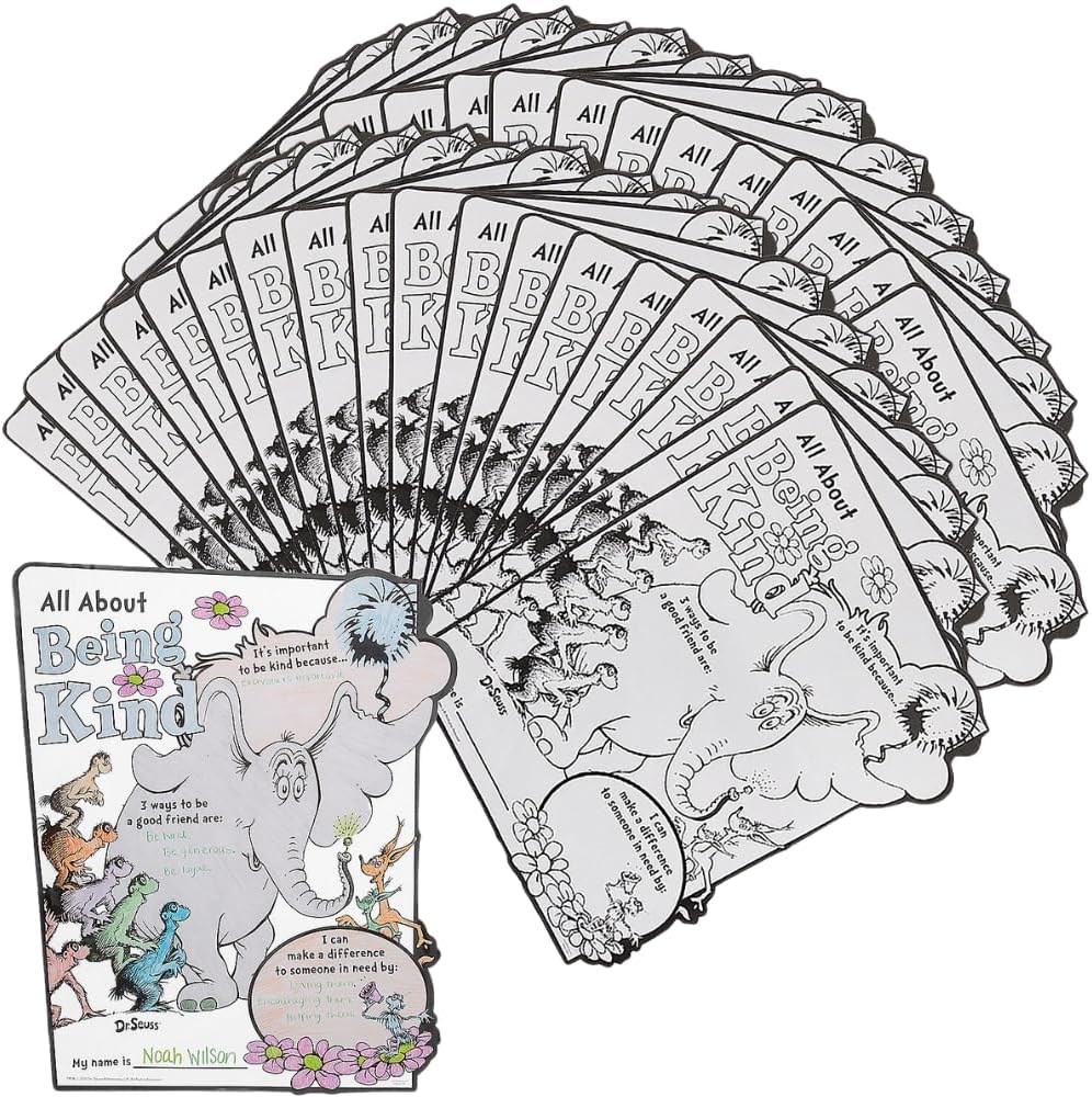 Fun Express CYO All About Kindness Horton Poster - Craft Kits - 30 Pieces