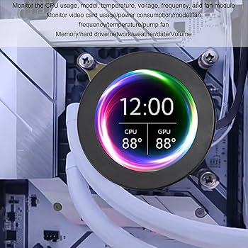 Amazon.co.jp: 2.1インチAIOコンピュータ温度モニター、2.1