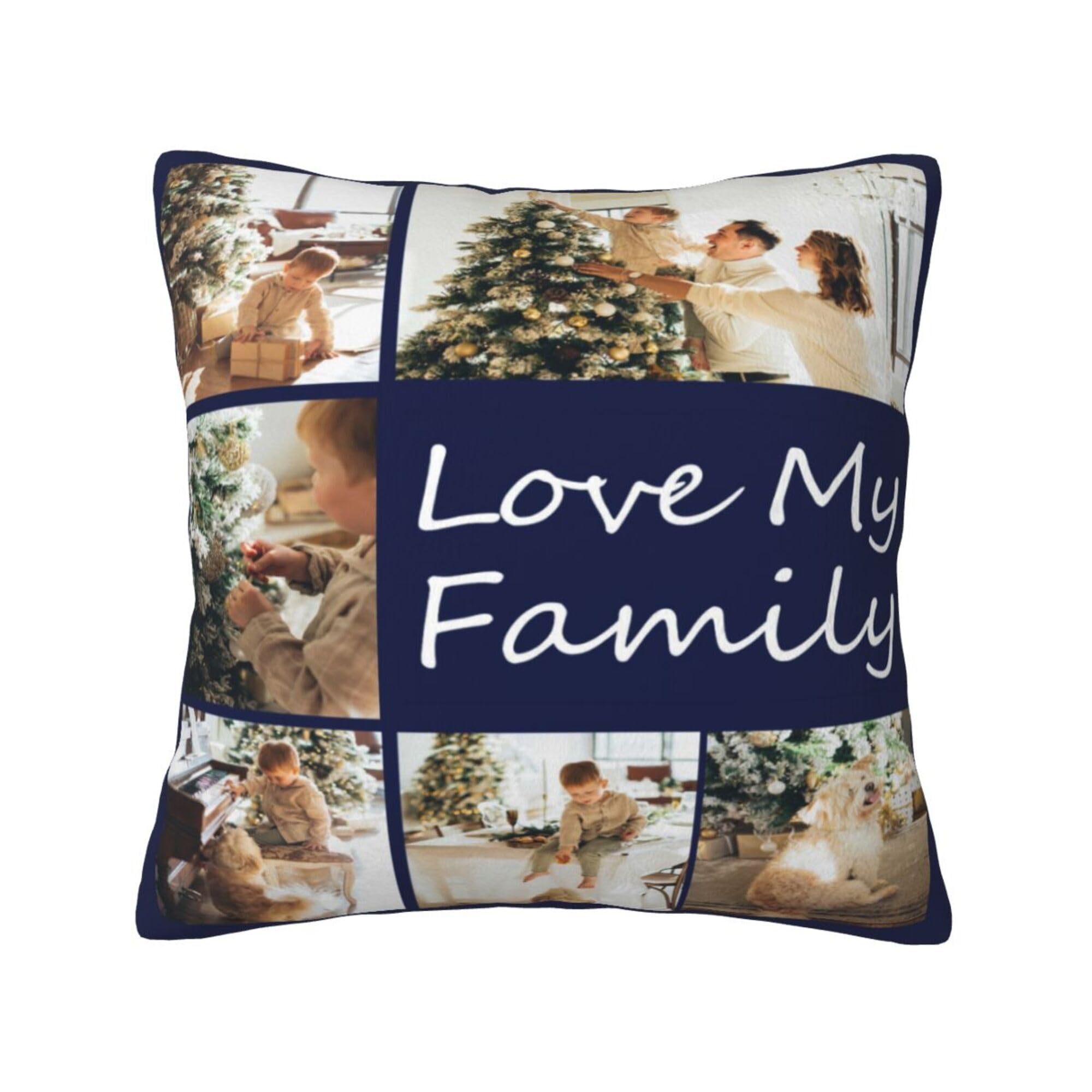 NGGBBDYGB Custom Throw Pillow Photo Pillow Personalized Name Pillow 18x18 Pillow Covers For Her