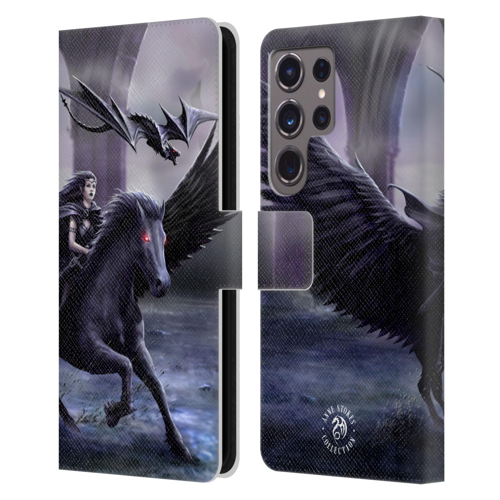 Funda Samsung S24 Ultra tipo libro para evitar golpes y rayas 7