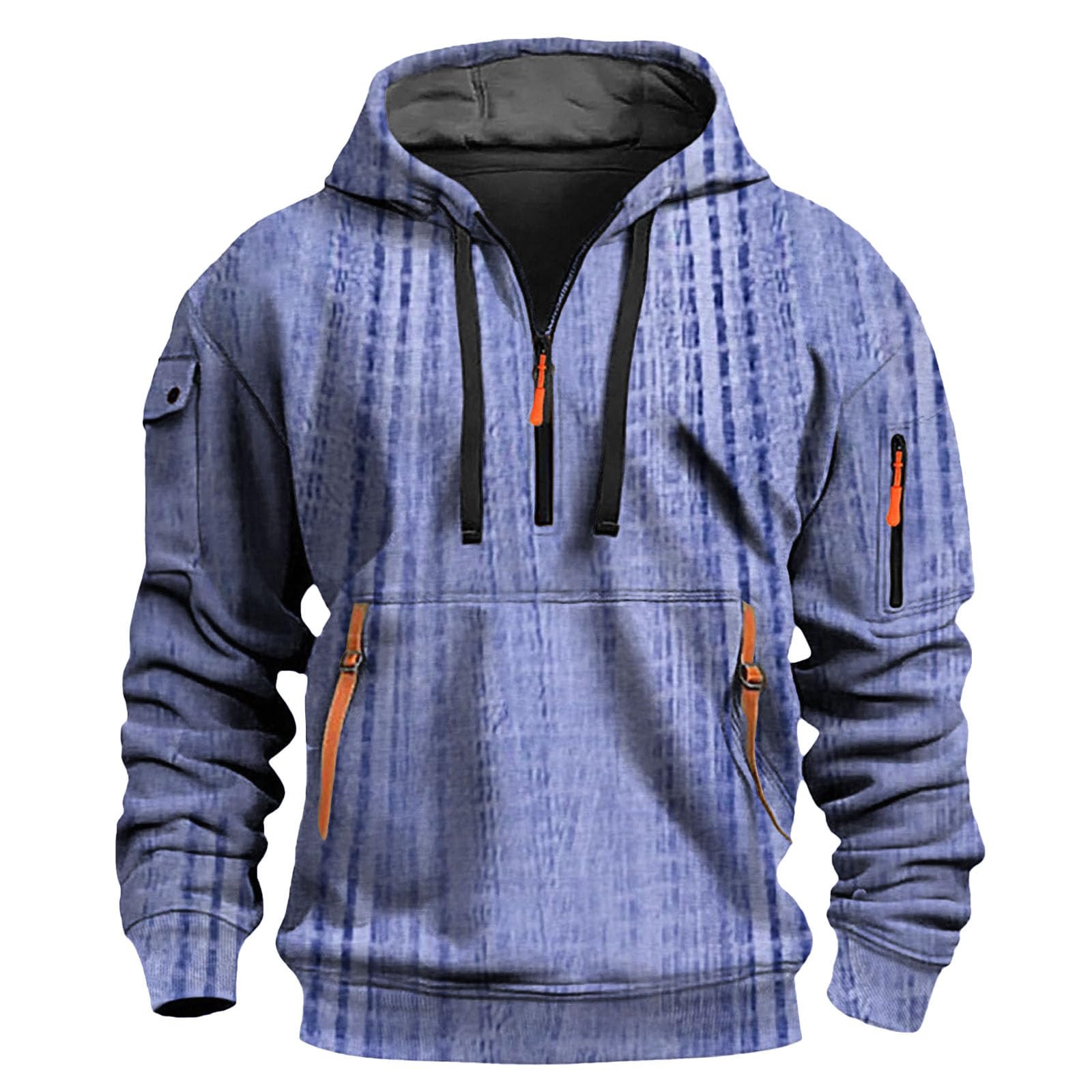 Sudaderas Hombres con Capucha Sudadera De Manga Larga para Hombre, Estilo Otoño, Estampado 3D. Camiseta Exteriores. Renos (Pink, XXXL) Gimnasio Hombre Ropa Running Cortavientos Oversized