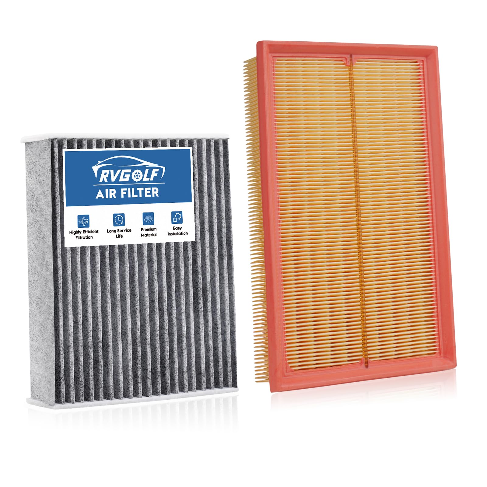 Engine+Cabin Air Filter Fit for 2019-2021 Volkswagen Golf 1.4L