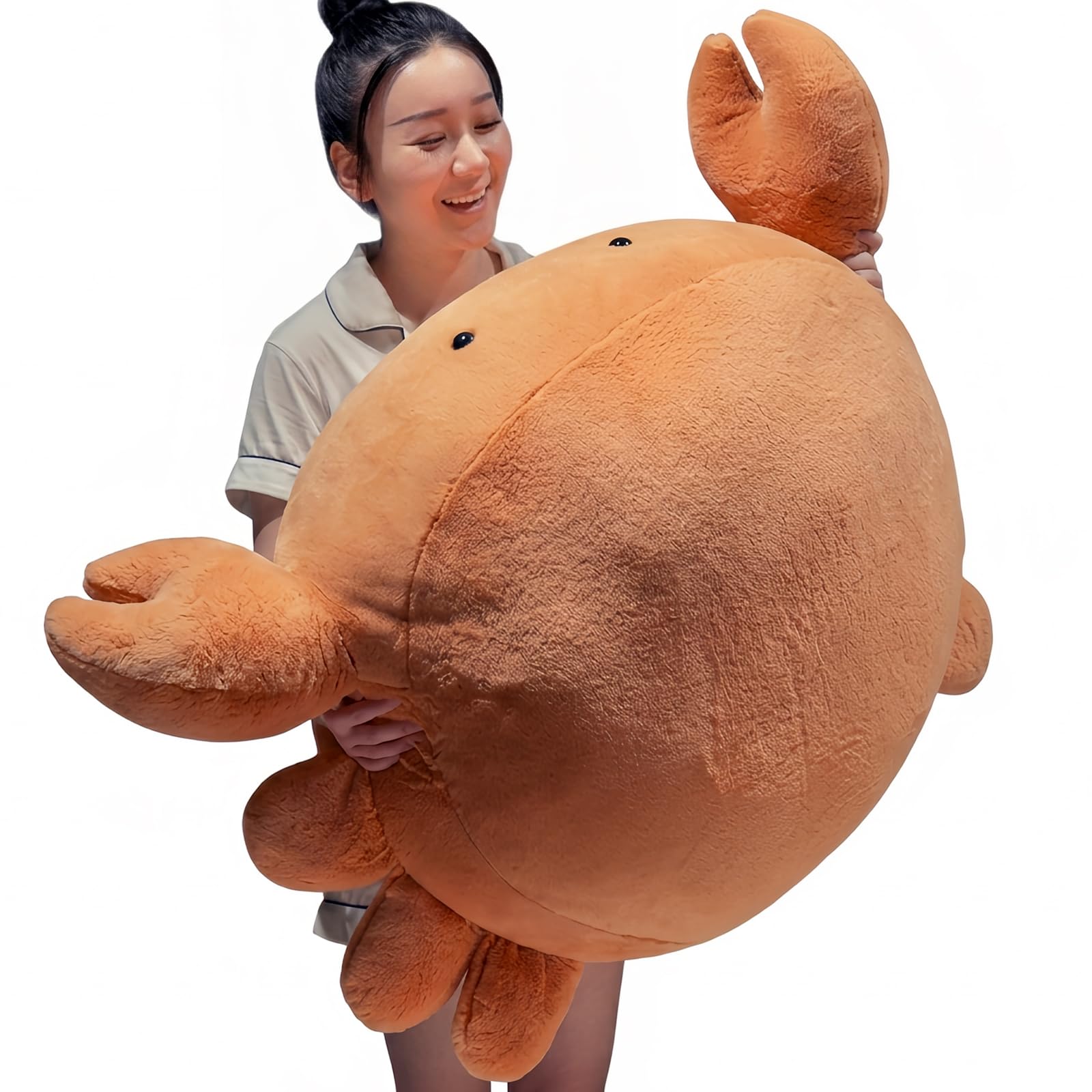 Amazon.co.jp: カニ クッション 可愛い ぬいぐるみ 蟹 大きい 抱き枕