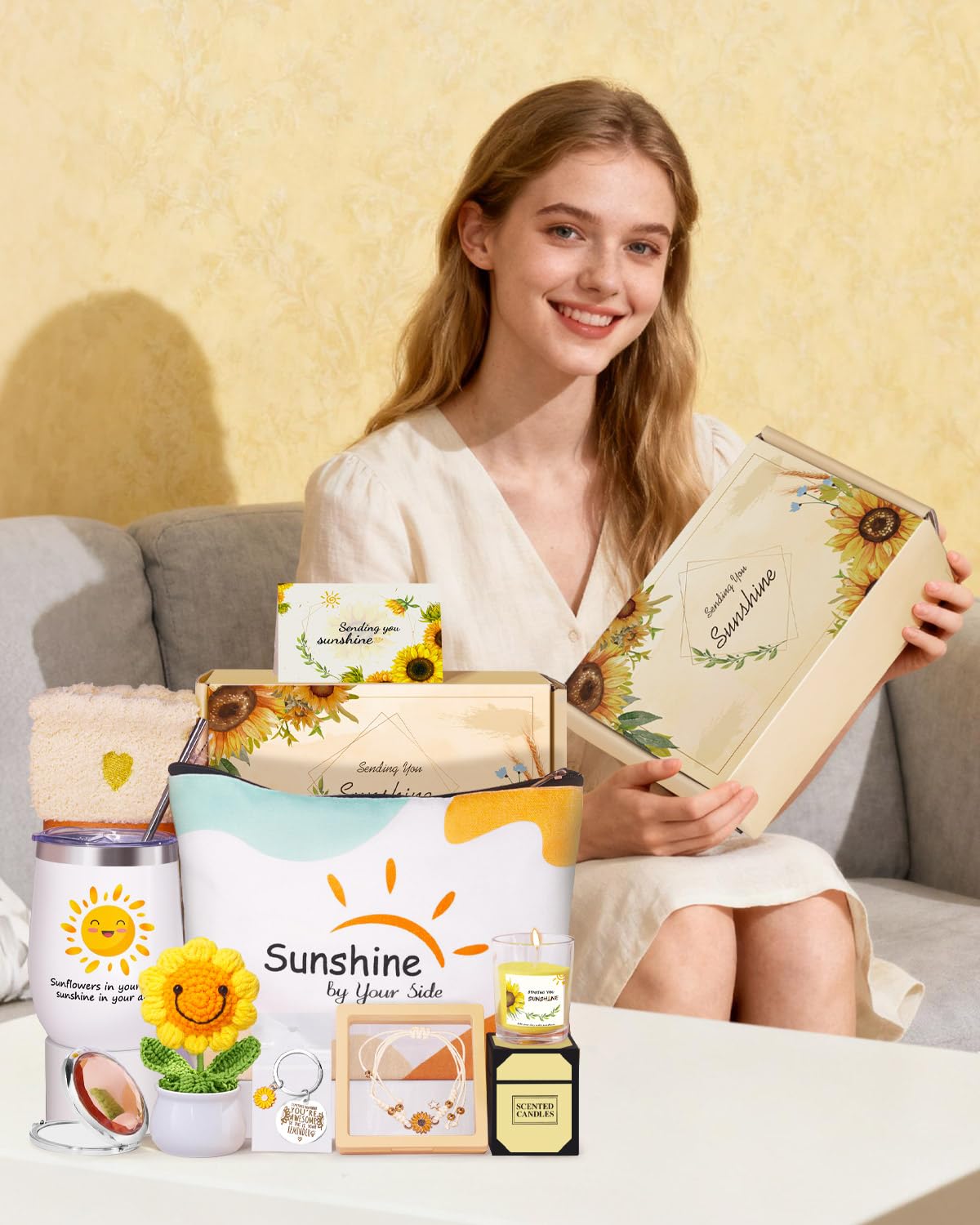RYLIFEOGI Zonnebloemgeschenken voor vrouwen