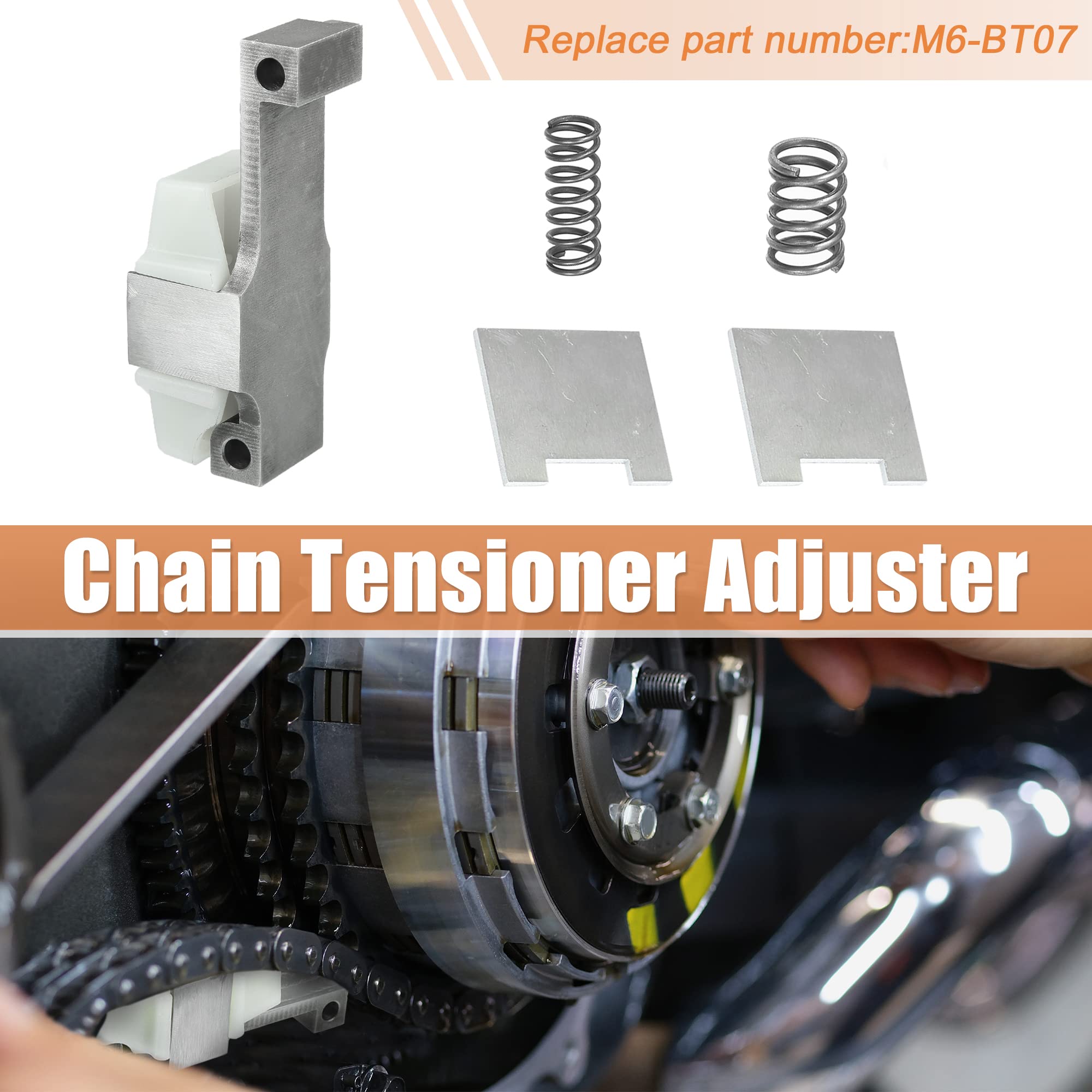 Motoforti 1 Satz Primärkettenspanner M6-BT07 für Motorräder