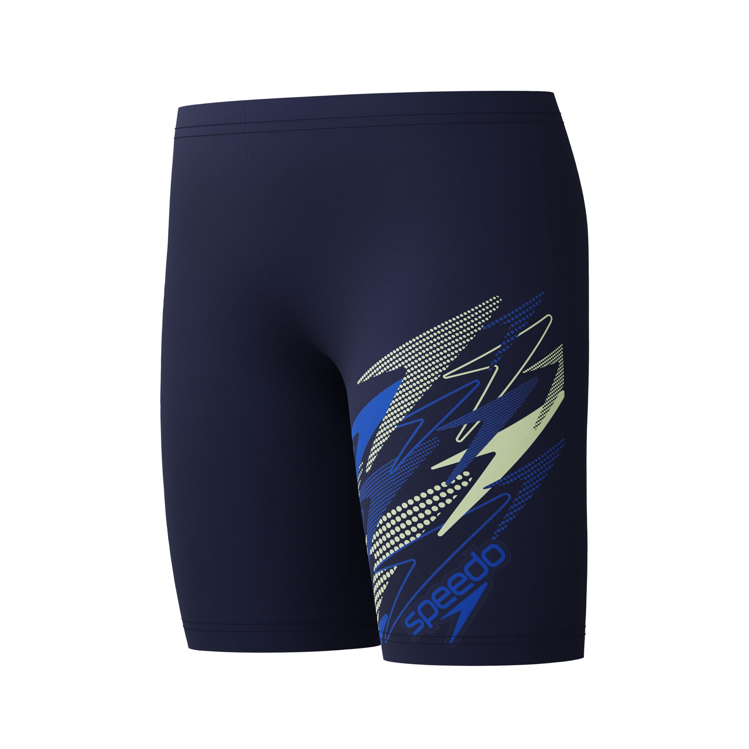 Speedo Costume da bagno per ragazzi con logo Medley Jammer e pavone/zaffiro scuro