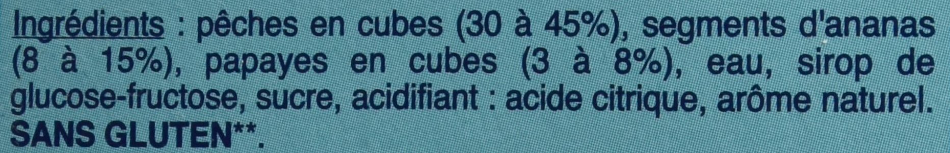 SAINT MAMET - Les Fruits en Morceaux - Les Salades de Fruits - Fraicheur des Iles - Lot de 4
