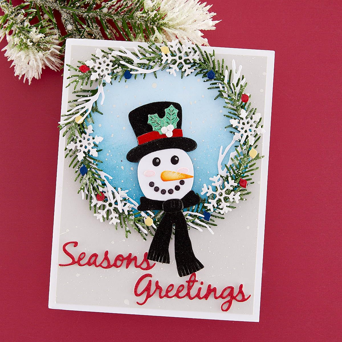 Spellbinders Suzanne Hue, fustelle in metallo per decorazioni natalizie