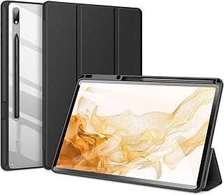 Capa Anti Impacto Dux Ducis Modelo Toby Compatível com Galaxy Tab S7 Fe/Galaxy Tab S8+ Plus (12.4 Pol) (Preto)