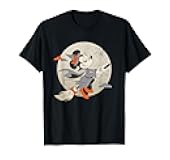 Minnie Mouse Flying Witch Costume Halloween T-Shirt