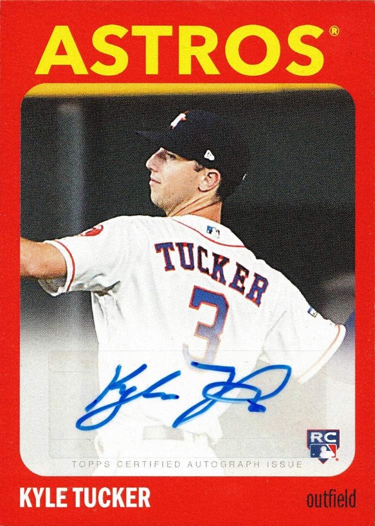 2019 Topps Montgomery Club 582 Baseball #16 Kyle Tucker Certified Autograph Rookie Card