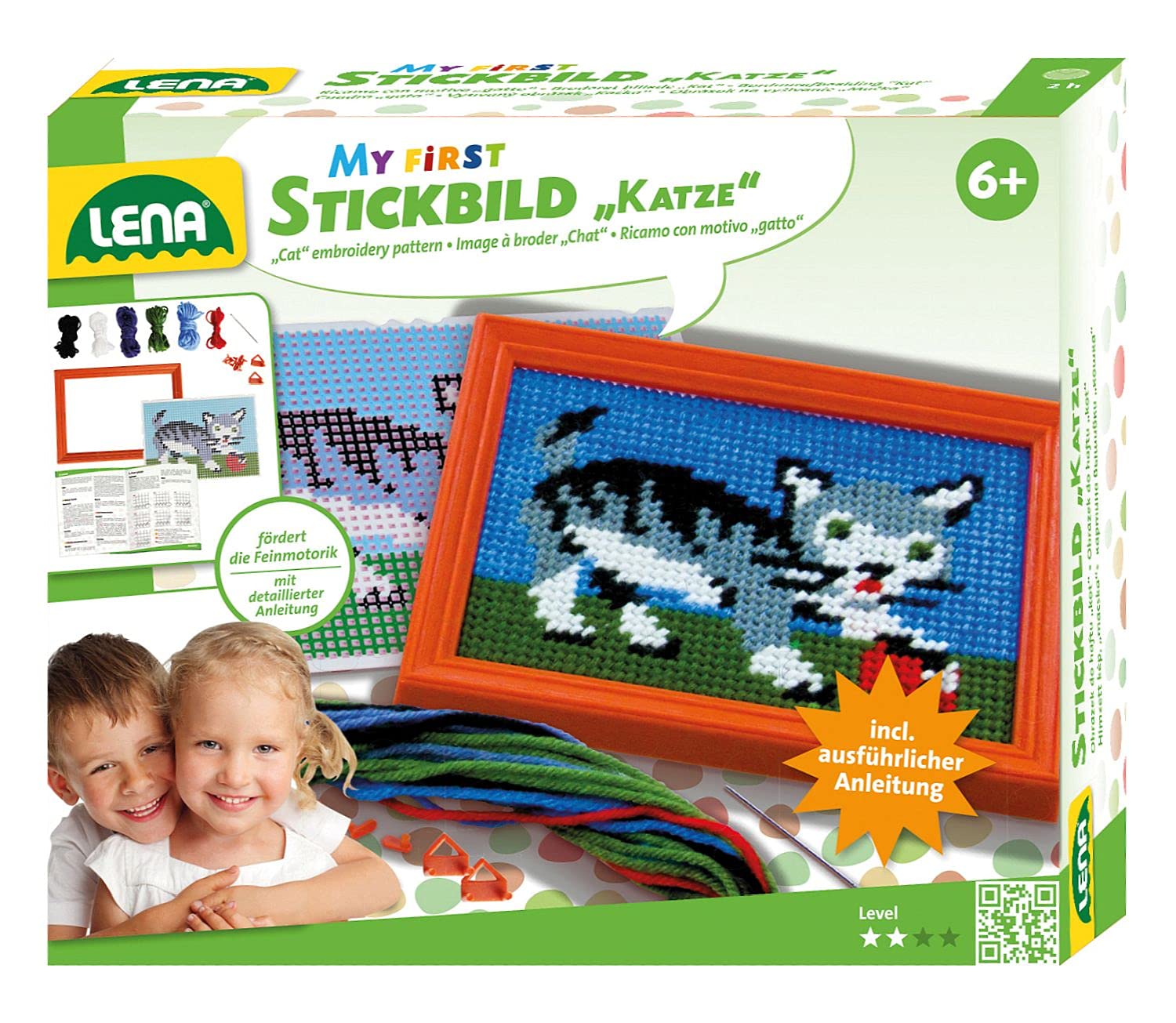 Lena 42601 zestaw do majsterkowania, wielokolorowy