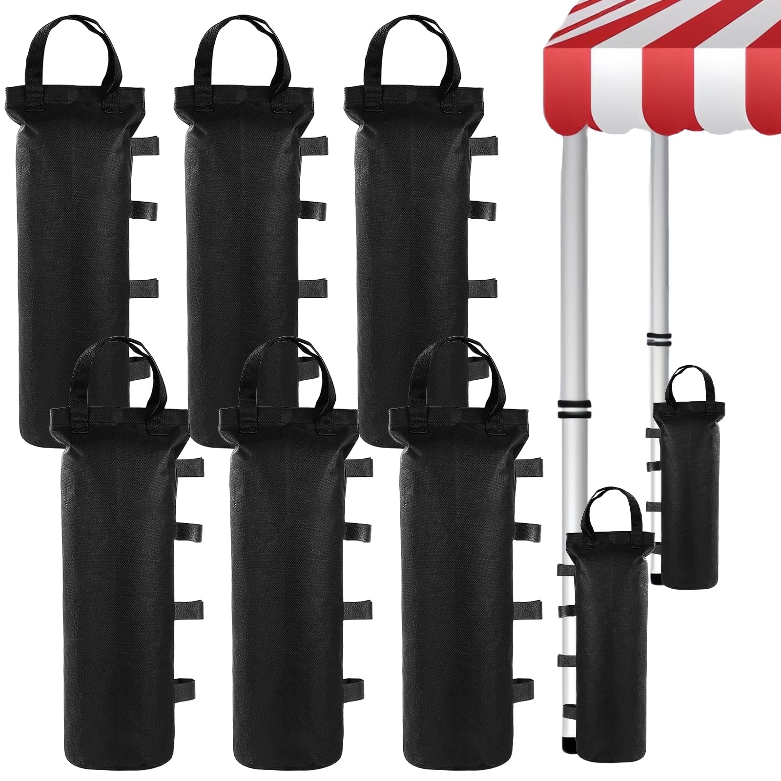 Sacs de sable pour gazebo - Unbrand - Lot de 4 sacs - Tissu Oxford 600D - Capacité 30-35 lb par sac - Sangles Velcro - Jardin Sacs de sable pour gazebo - Unbrand - Lot de 4 sacs - Tissu Oxford 600D - Capacité 30-35 lb par sac - Sangles Velcro - Jardin