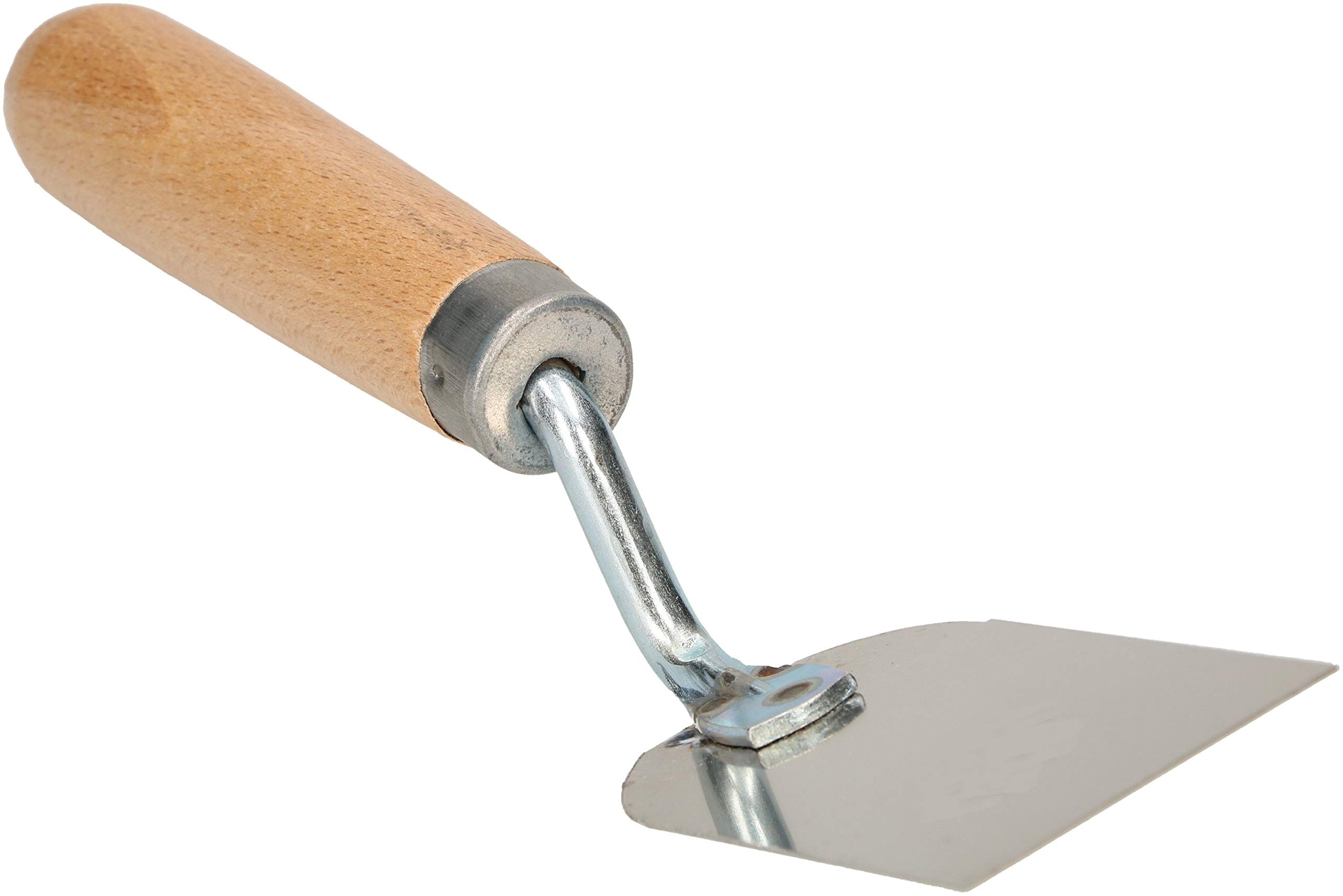 Truelle Trapézoïdale Inox KOTARBAU 180 Mm – Pour Plâtre Et Maçonnerie, Manche Bois